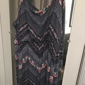 Spaghetti strap maxi
